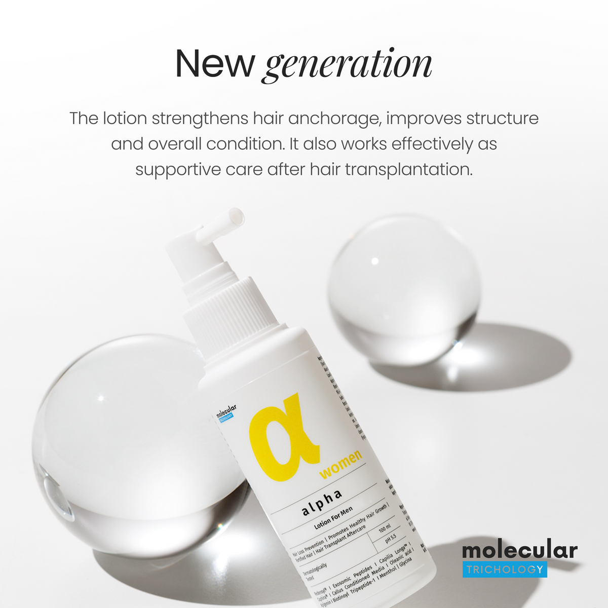 Alpha Hair Loss Prevention Lotion for Men